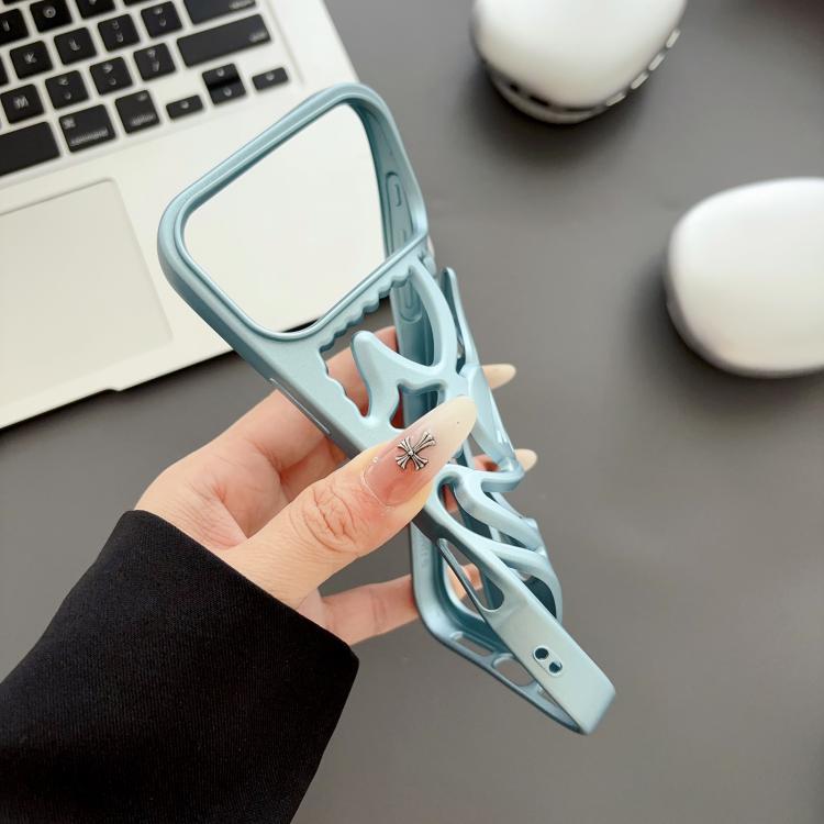 For iPhone 13 Pro Max Oil Spraying Hollow Out Clown Heat Dissipation TPU Phone Case