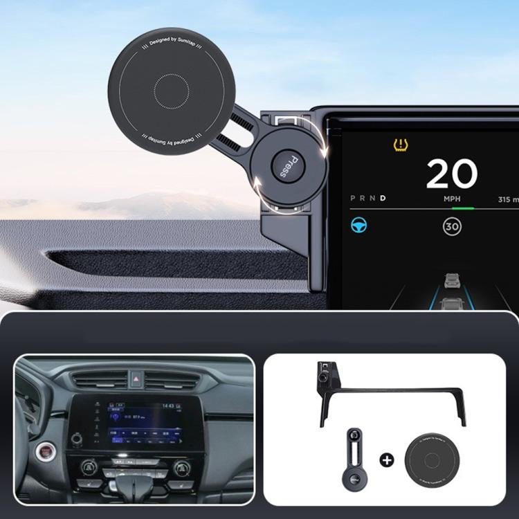 For Honda CR-V / Breeze 2017-2022 Car Screen Magnetic Phone Holder Mount with Extension Arm