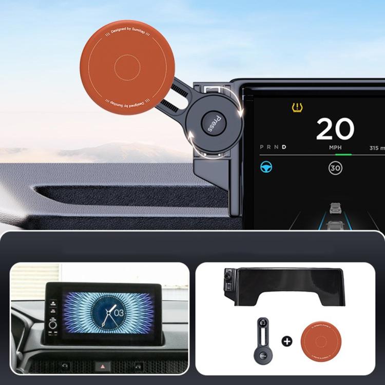 For Honda CR-V / Breeze 2023 Car Screen Magnetic Phone Holder Mount with Extension Arm