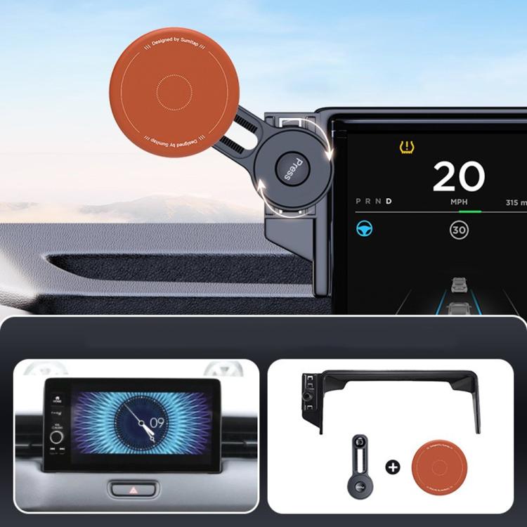 For Honda XR-V 2023-2024 / Vezel 2023 Car Screen Magnetic Phone Holder Mount with Extension Arm