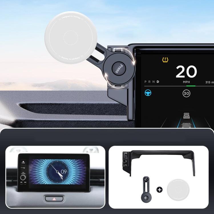 For Honda XR-V 2023-2024 / Vezel 2023 Car Screen Magnetic Phone Holder Mount with Extension Arm