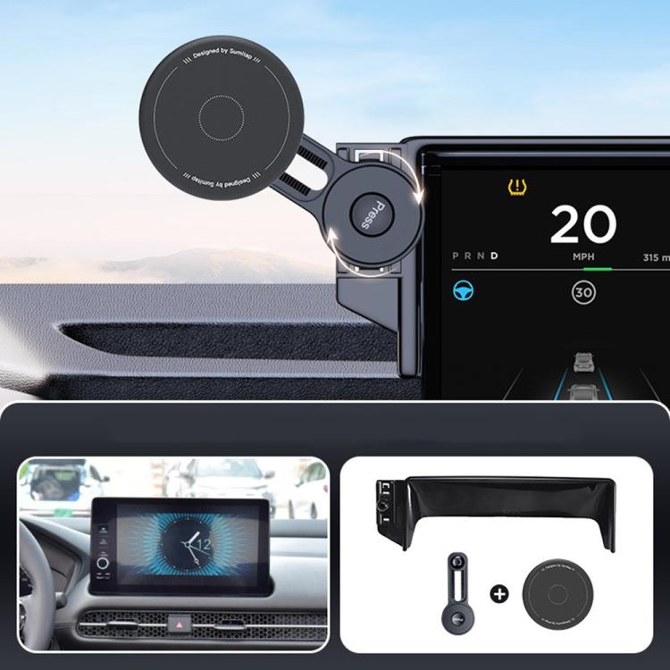 For Honda ZR-V 2022-2023 / HR-V 2023 Car Screen Magnetic Phone Holder Mount with Extension Arm