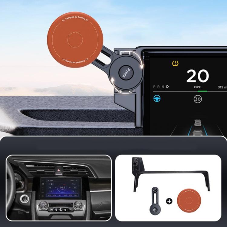 For Honda 10th Gen Civic 2016-2021 Car Screen Magnetic Phone Holder Mount with Extension Arm