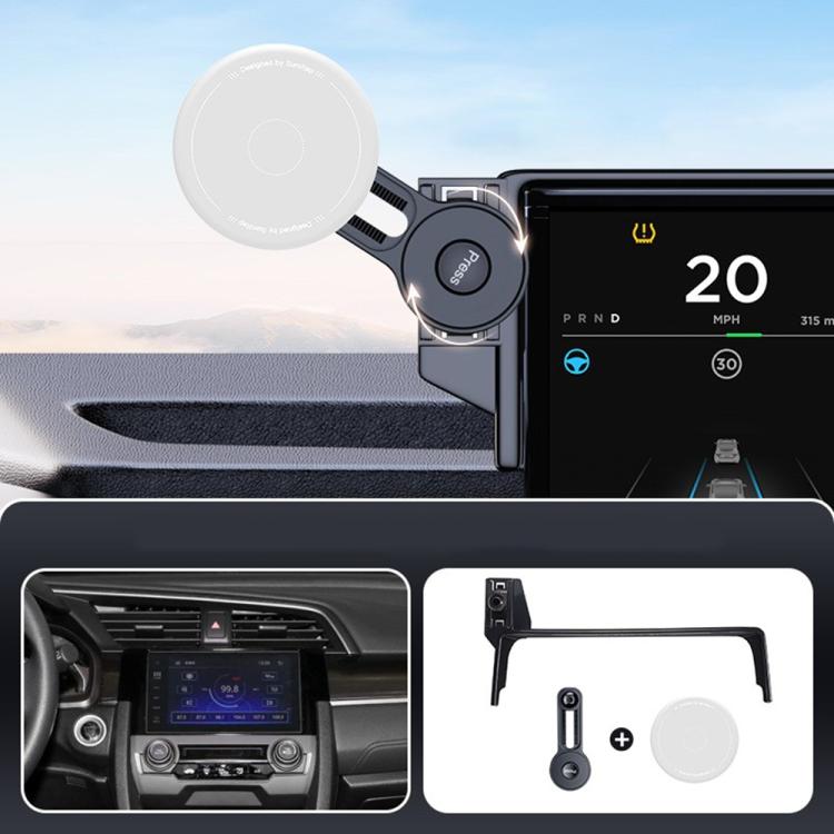 For Honda 10th Gen Civic 2016-2021 Car Screen Magnetic Phone Holder Mount with Extension Arm