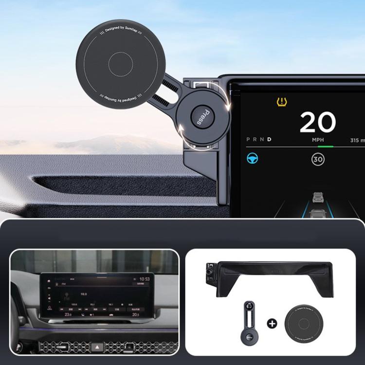 For Honda Accord 2023-2025 Car Screen Magnetic Phone Holder Mount with Extension Arm