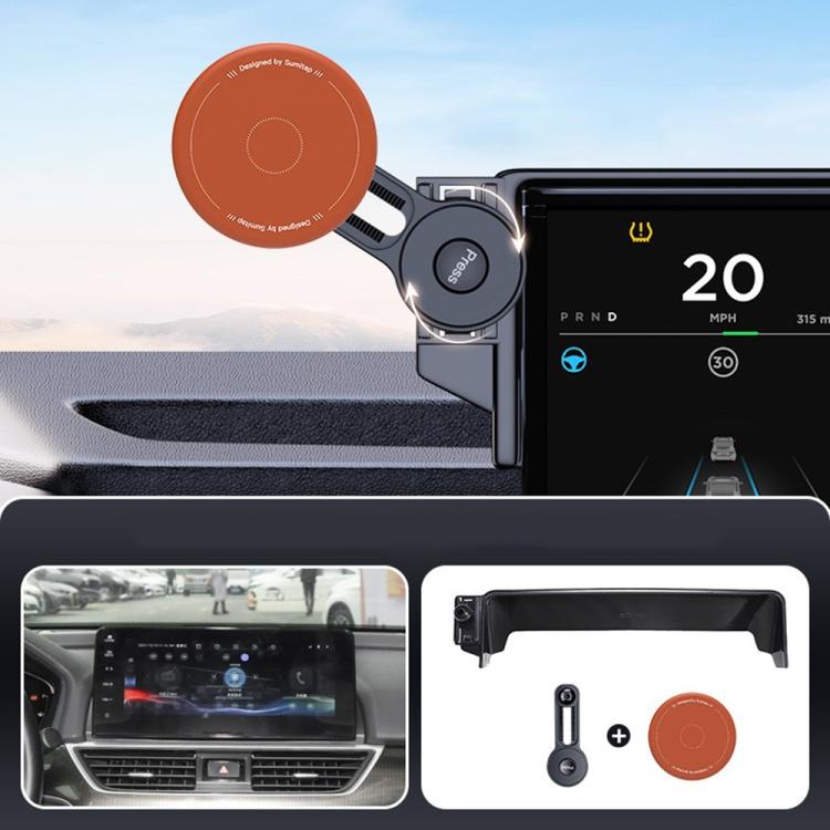For Honda Accord 2018-2022 10.25 inch Screen Car Screen Magnetic Phone Holder Mount with Extension Arm