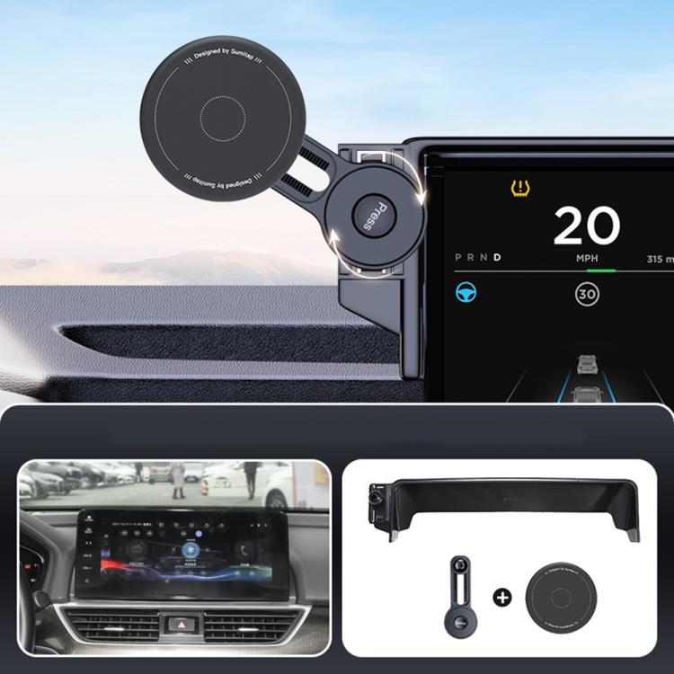 For Honda Accord 2018-2022 10.25 inch Screen Car Screen Magnetic Phone Holder Mount with Extension Arm