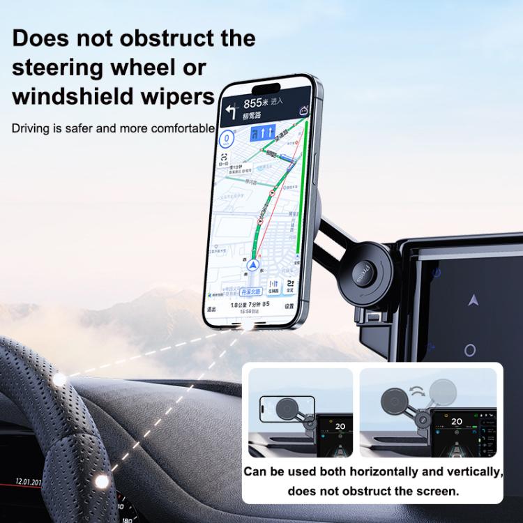 For Honda Accord 2023-2025 Car Screen Magnetic Phone Holder Mount with Extension Arm