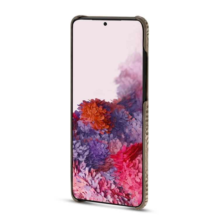 For Samsung Galaxy S20 Snakeskin Texture PC + PU Case