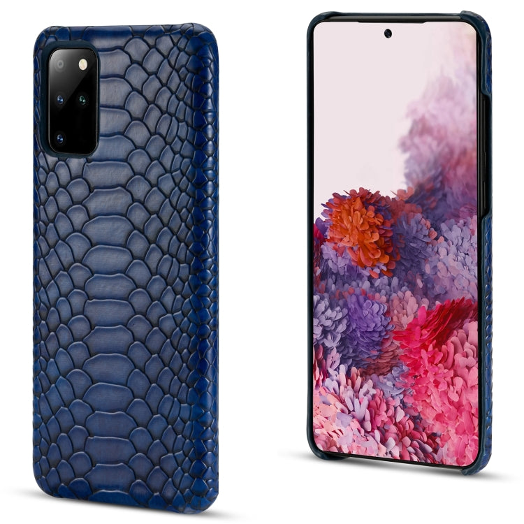 For Samsung Galaxy S20 Snakeskin Texture PC + PU Case