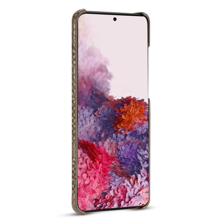 For Samsung Galaxy S20+ Snakeskin Texture PC + PU Case