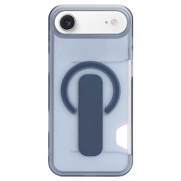 For iPhone Air Translucent Holder Card Slot Magnetic Phone Case