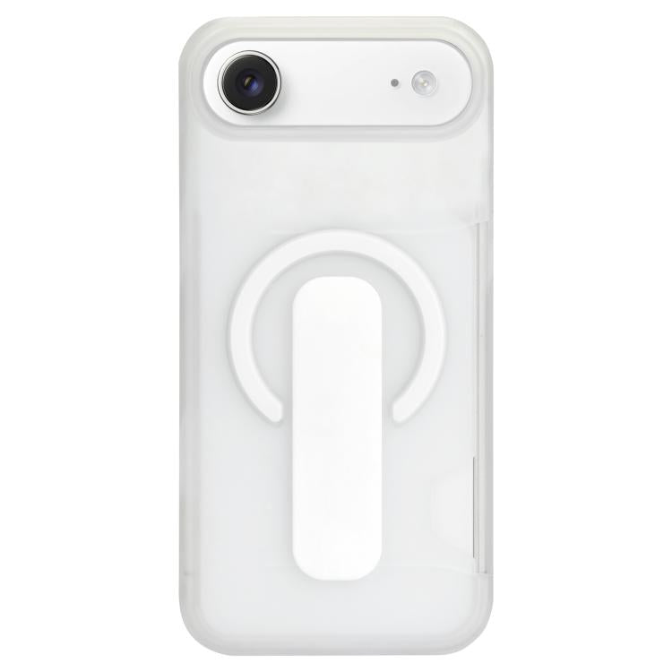 For iPhone Air Translucent Holder Card Slot Magnetic Phone Case
