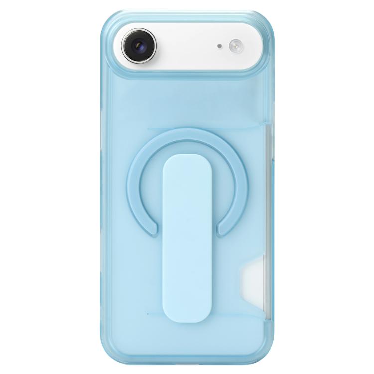 For iPhone Air Translucent Holder Card Slot Magnetic Phone Case