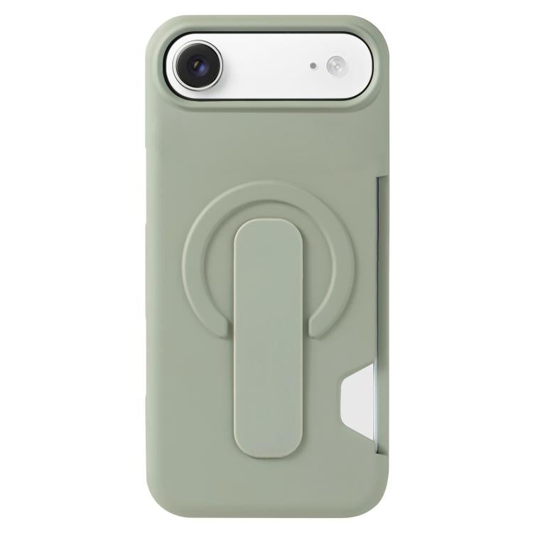 For iPhone Air Skin Feel Holder Card Slot Magnetic Phone Case