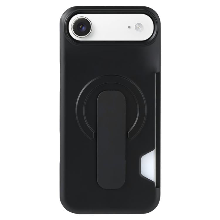 For iPhone Air Skin Feel Holder Card Slot Magnetic Phone Case
