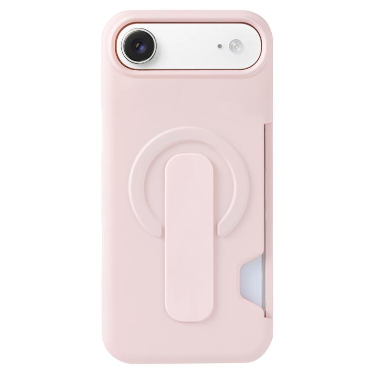 For iPhone Air Skin Feel Holder Card Slot Magnetic Phone Case