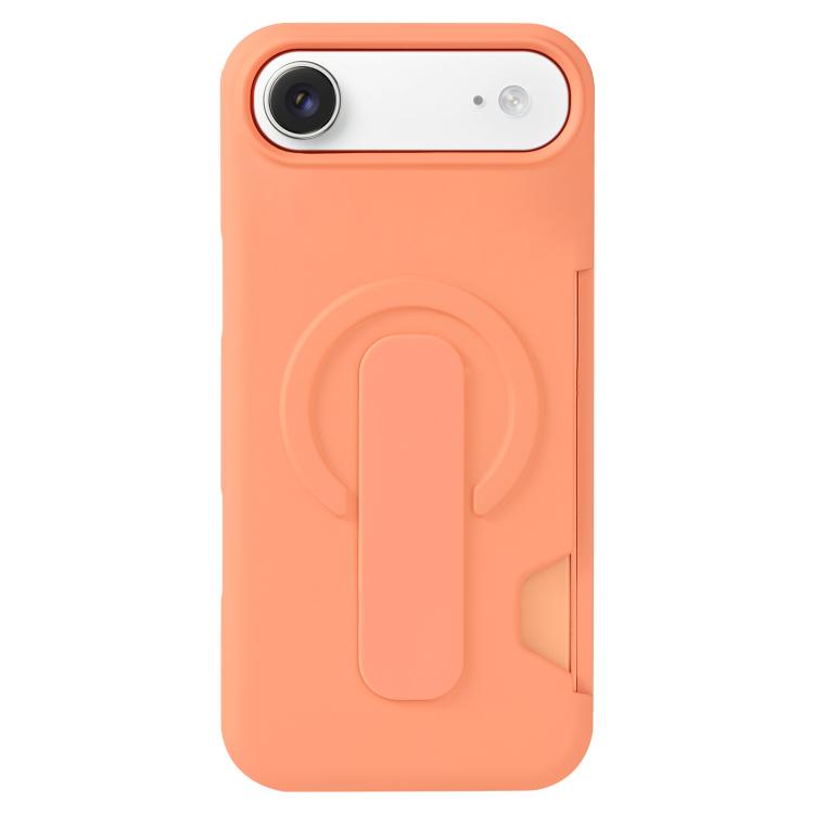 For iPhone Air Skin Feel Holder Card Slot Magnetic Phone Case