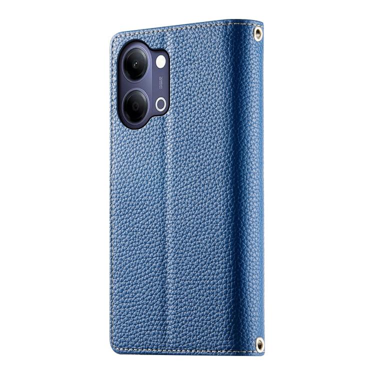 For vivo Y21 5G 2026 / Y05 4G Stitching Multi-card Zipper Wallet Leather Phone Case with Short Strap