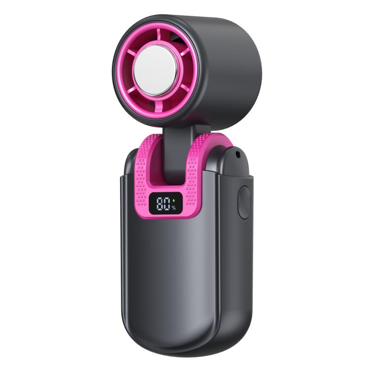 HX-F386 Mini Folding High Speed ??Cooling Fan with Digital Display