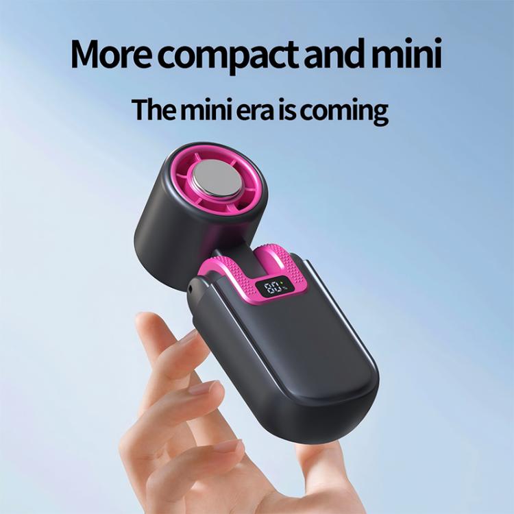 HX-F386 Mini Folding High Speed ??Cooling Fan with Digital Display
