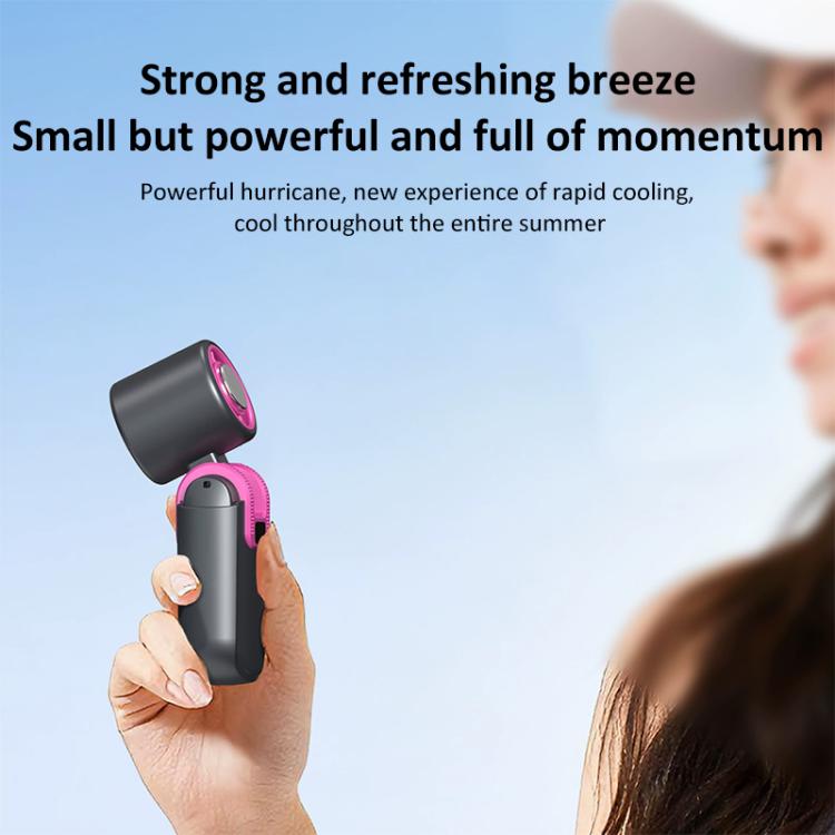 HX-F386 Mini Folding High Speed ??Cooling Fan with Digital Display