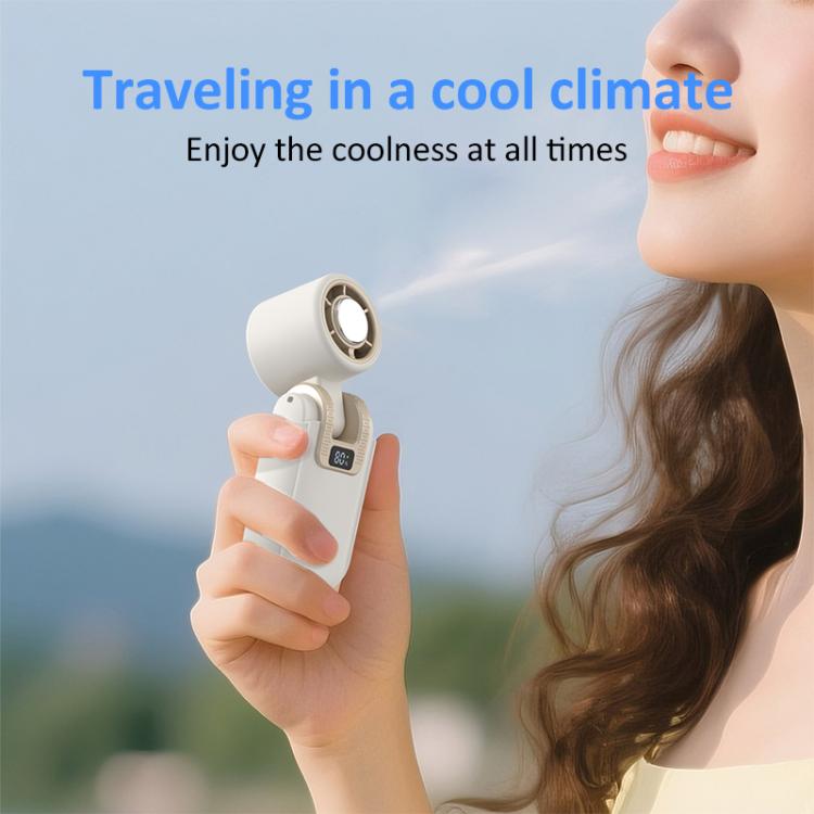 HX-F386 Mini Folding High Speed ??Cooling Fan with Digital Display