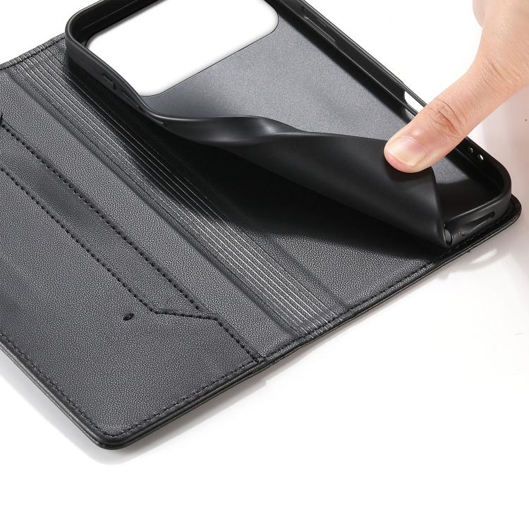 For Huawei nova 15 Pro / nova 15 Ultra Stitched Line Magnetic RFID Vegan Leather Phone Case