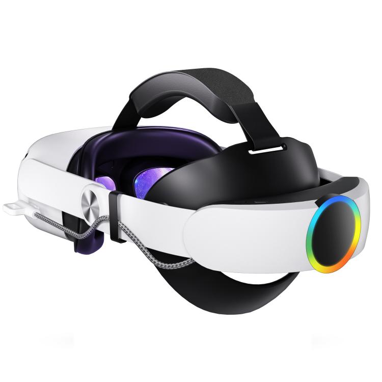 WG38 VR Head Strap with 1000mAh Battery, Model:RGB Ver. For Meta Quest 2