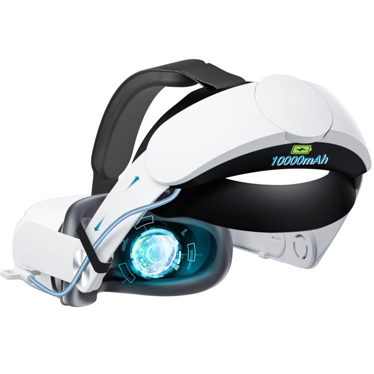 WG38 VR Head Strap with 1000mAh Battery, Model:For Meta Quest 2