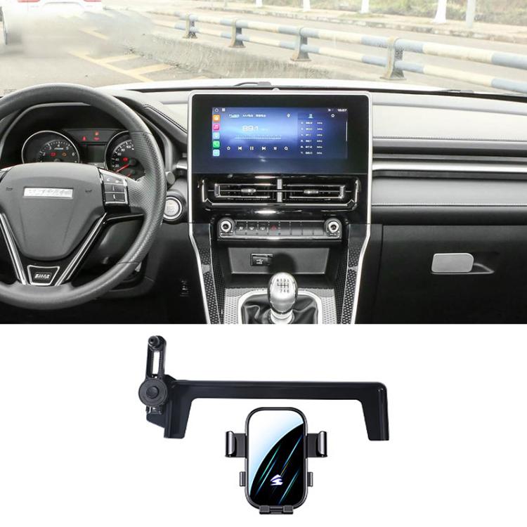 For Haval M6 Plus 2021-2023 Car Screen Phone Holder Mount with Extension Arm - Black