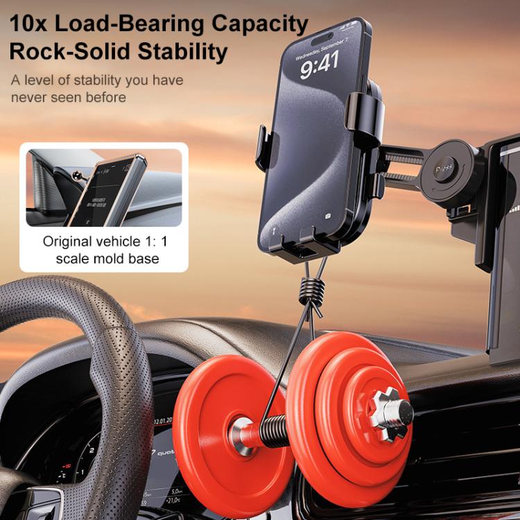 For Haval Xiaolong 2023 Car Screen Phone Holder Mount with Extension Arm - Black