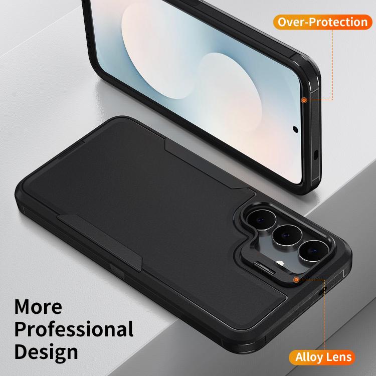 For Galaxy A25 5G Global Traveler Lens Frame Holder Phone Case