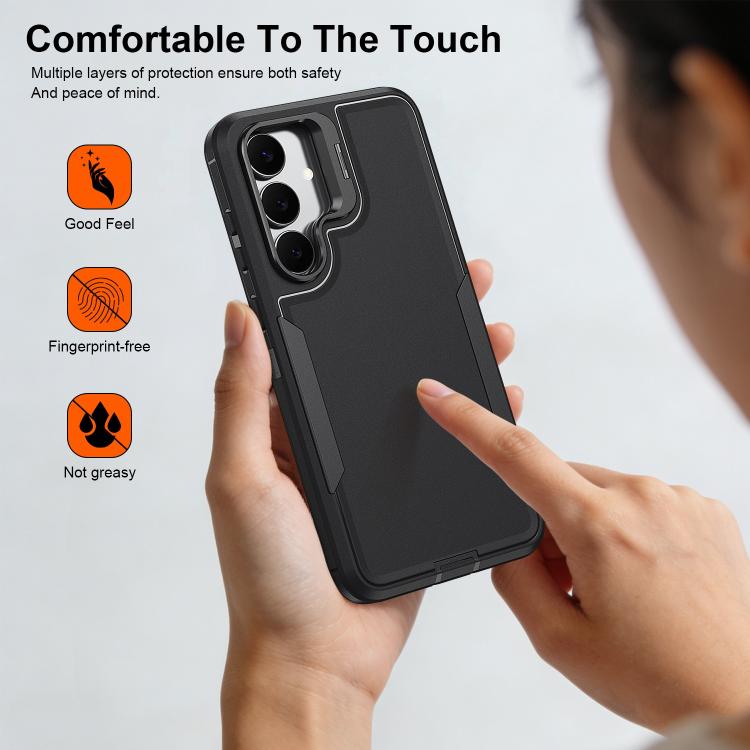 For Galaxy A25 5G Global Traveler Lens Frame Holder Phone Case