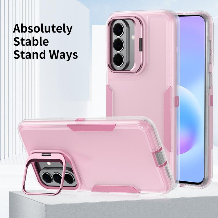For Galaxy A27 5G Traveler Lens Frame Holder Phone Case