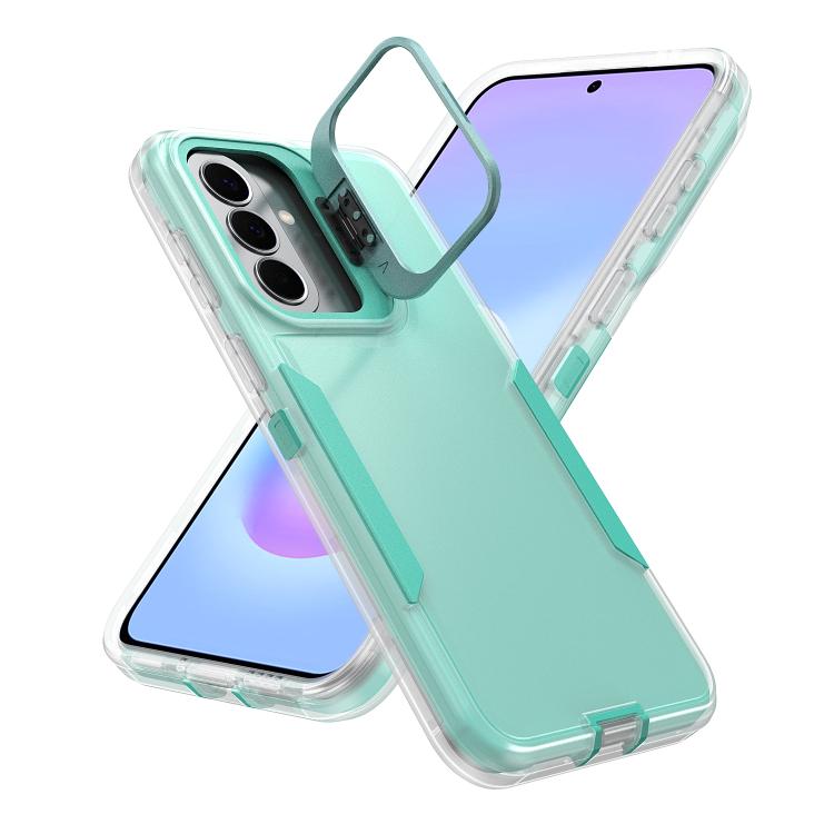For Galaxy A27 5G Traveler Lens Frame Holder Phone Case