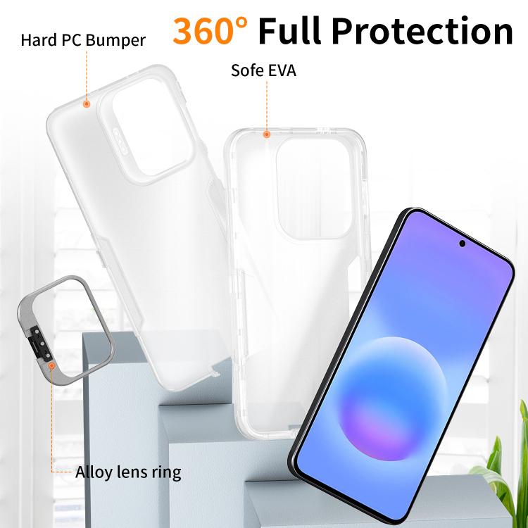 For Galaxy A27 5G Traveler Lens Frame Holder Phone Case