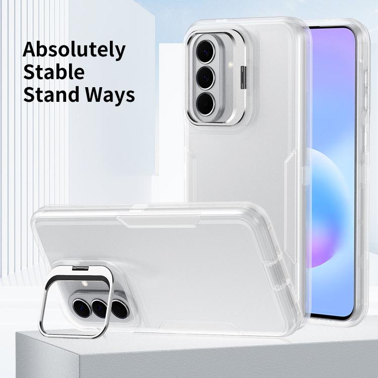 For Galaxy A27 5G Traveler Lens Frame Holder Phone Case