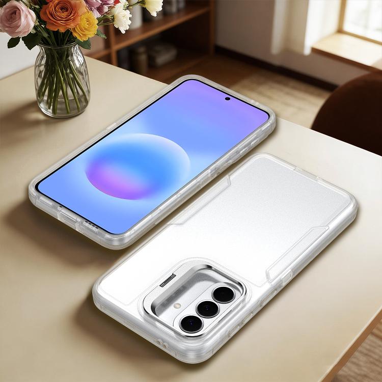 For Galaxy A27 5G Traveler Lens Frame Holder Phone Case