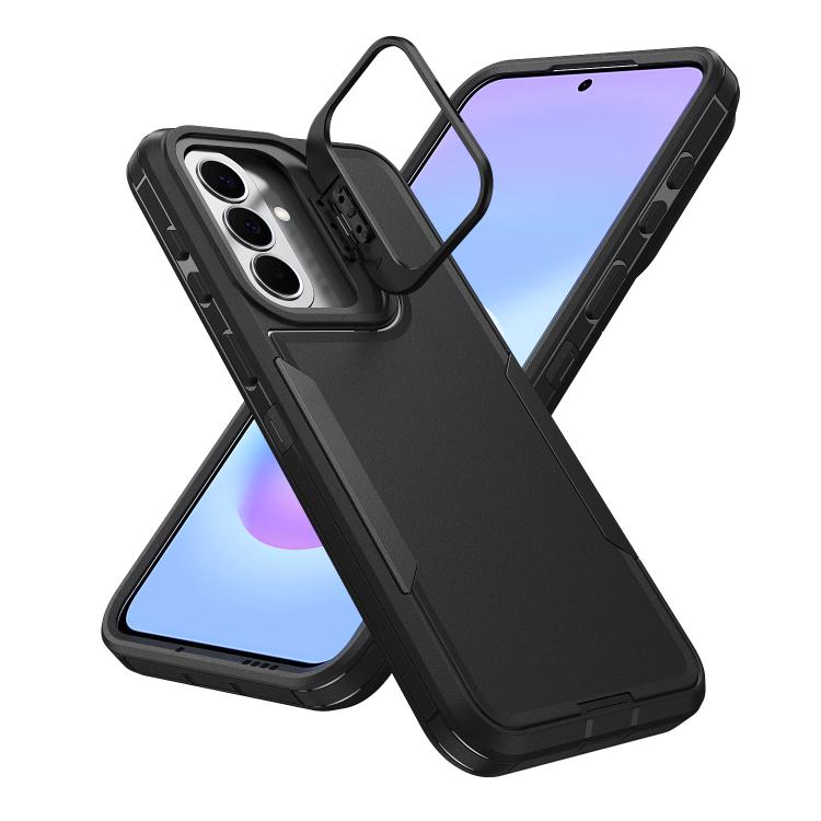 For Galaxy A27 5G Traveler Lens Frame Holder Phone Case