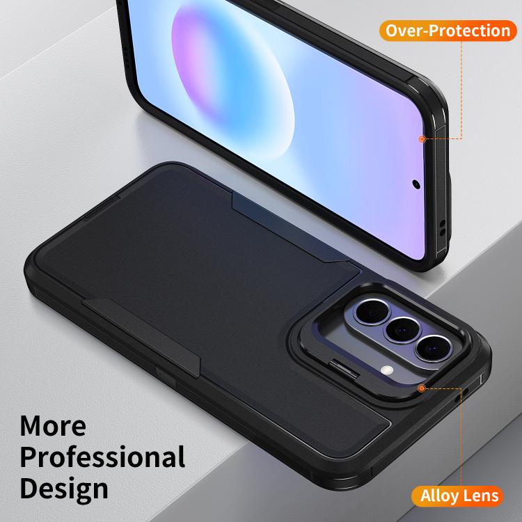 For Galaxy A27 5G Traveler Lens Frame Holder Phone Case