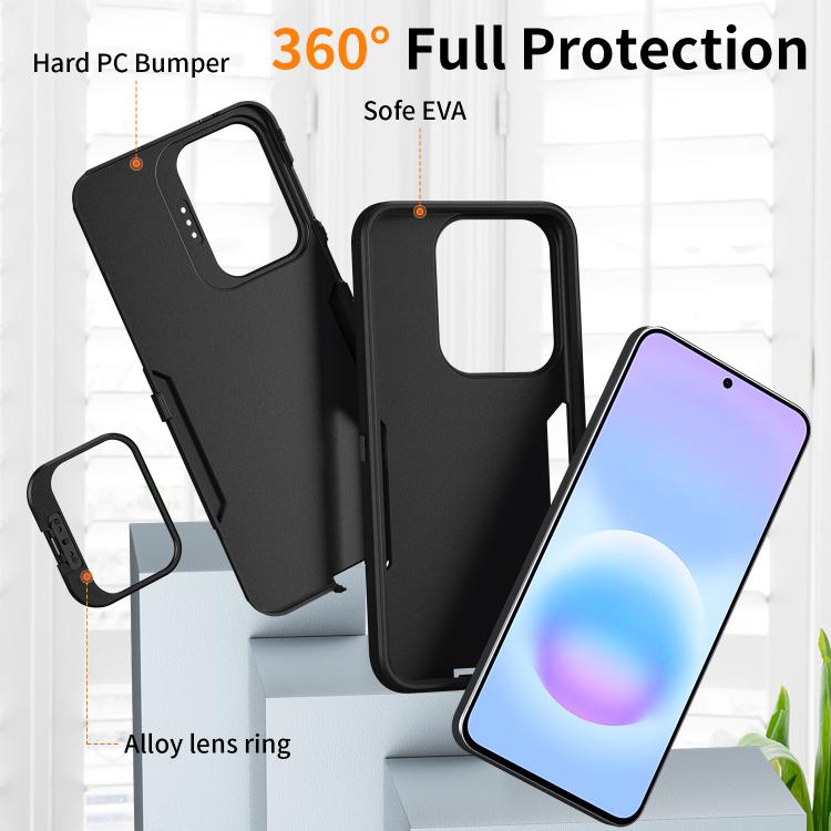 For Galaxy A27 5G Traveler Lens Frame Holder Phone Case