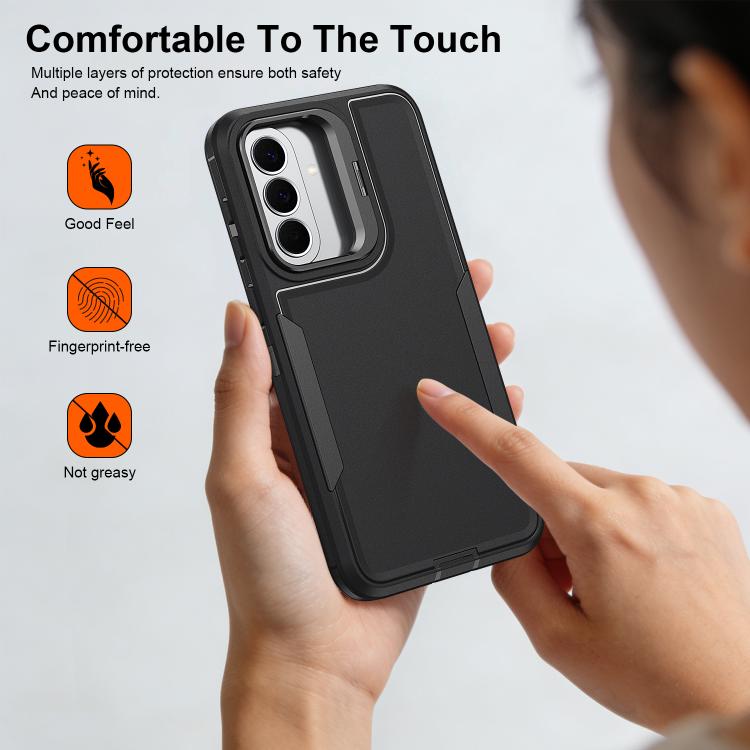 For Galaxy A27 5G Traveler Lens Frame Holder Phone Case