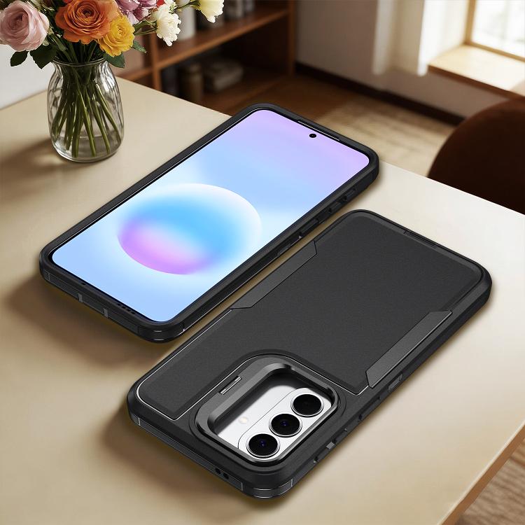For Galaxy A27 5G Traveler Lens Frame Holder Phone Case