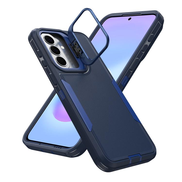 For Galaxy A27 5G Traveler Lens Frame Holder Phone Case