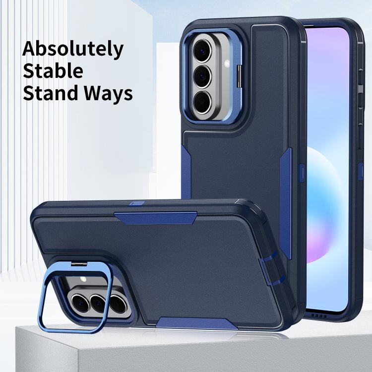For Galaxy A27 5G Traveler Lens Frame Holder Phone Case