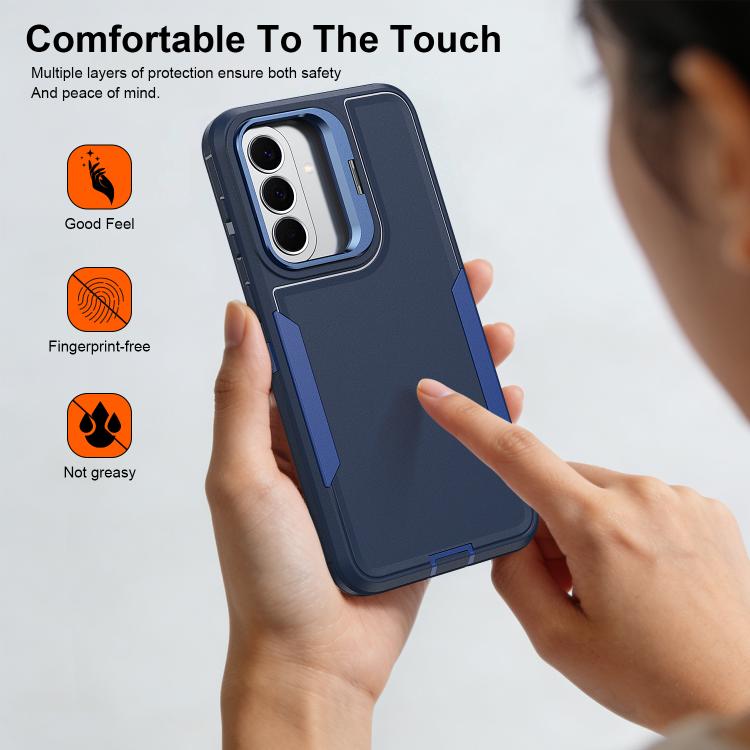 For Galaxy A27 5G Traveler Lens Frame Holder Phone Case