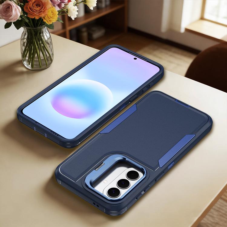 For Galaxy A27 5G Traveler Lens Frame Holder Phone Case