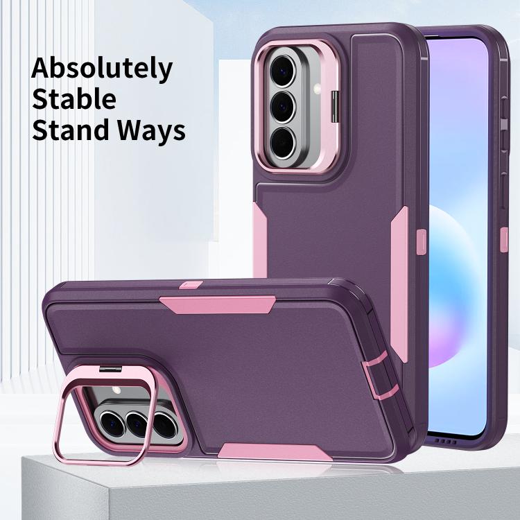 For Galaxy A27 5G Traveler Lens Frame Holder Phone Case