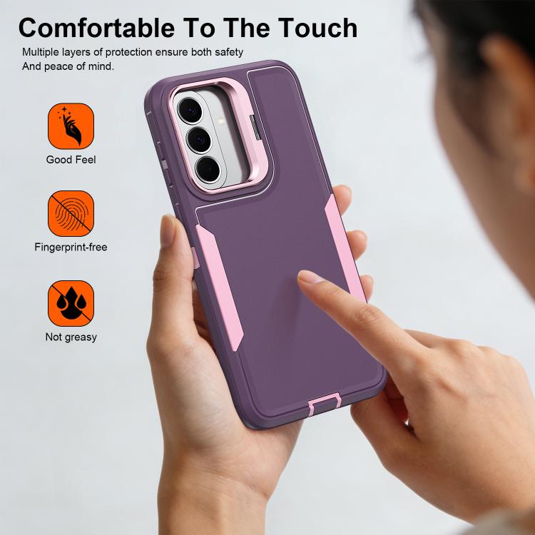For Galaxy A27 5G Traveler Lens Frame Holder Phone Case